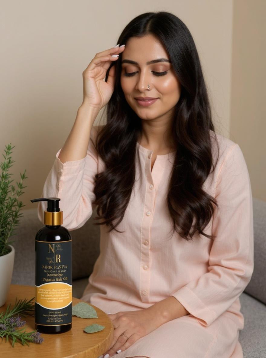 Noorasiya Organic Hair Oil – 100% Natural & Herbal Formula for Hair
