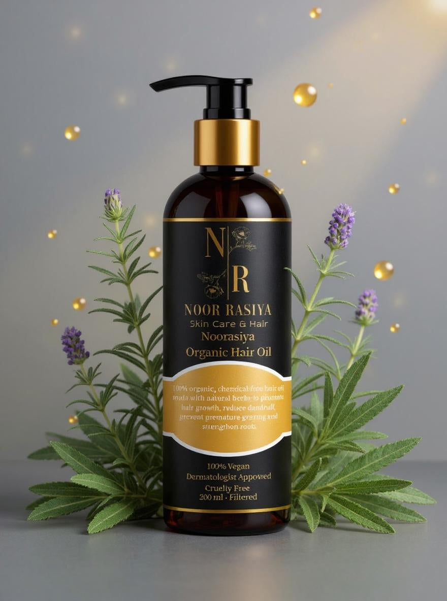 Noorasiya Organic Hair Oil – 100% Natural & Herbal Formula for Hair